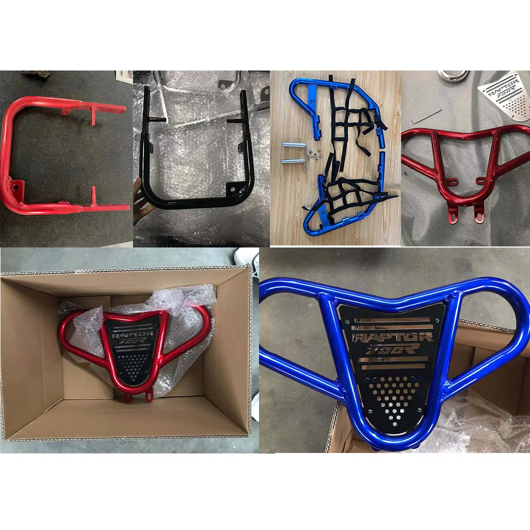 Guarda de Alumínio Preto Dianteiro Traseiro para ATV UTV Motocicleta Raptor 700 à Venda