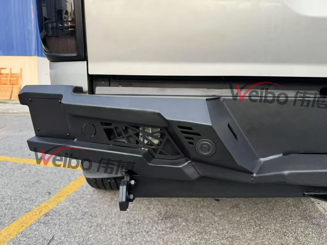 Parachoque Traseiro Armando Heavy Duty Q235A Aço Carbono para Caminhonete Hilux