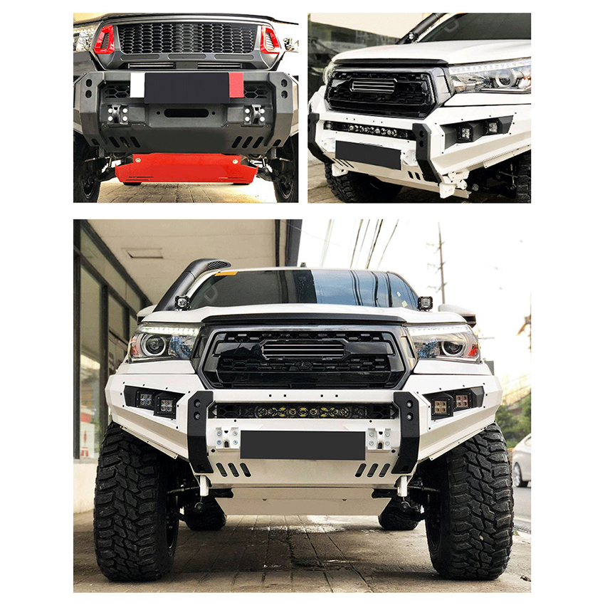Acessórios Offroad Parachoque Frontal de Aço para Hilux Kit de Carro 4 Barreira de Bull para Hilux Revo Rocco