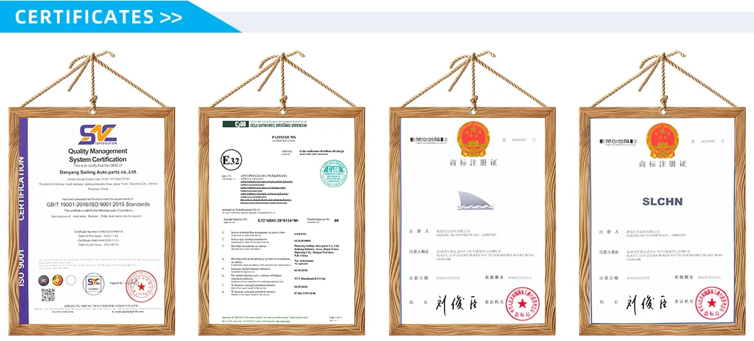 Certificados de qualidade