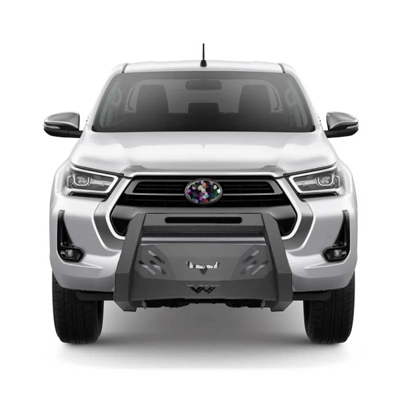 OEM 4X4 Protetor de Grade Frontal de Aço Preto para Carro, Barra de Nudge para Toyota Hilux Nissan Navara Np300 Ford Ranger Amarok