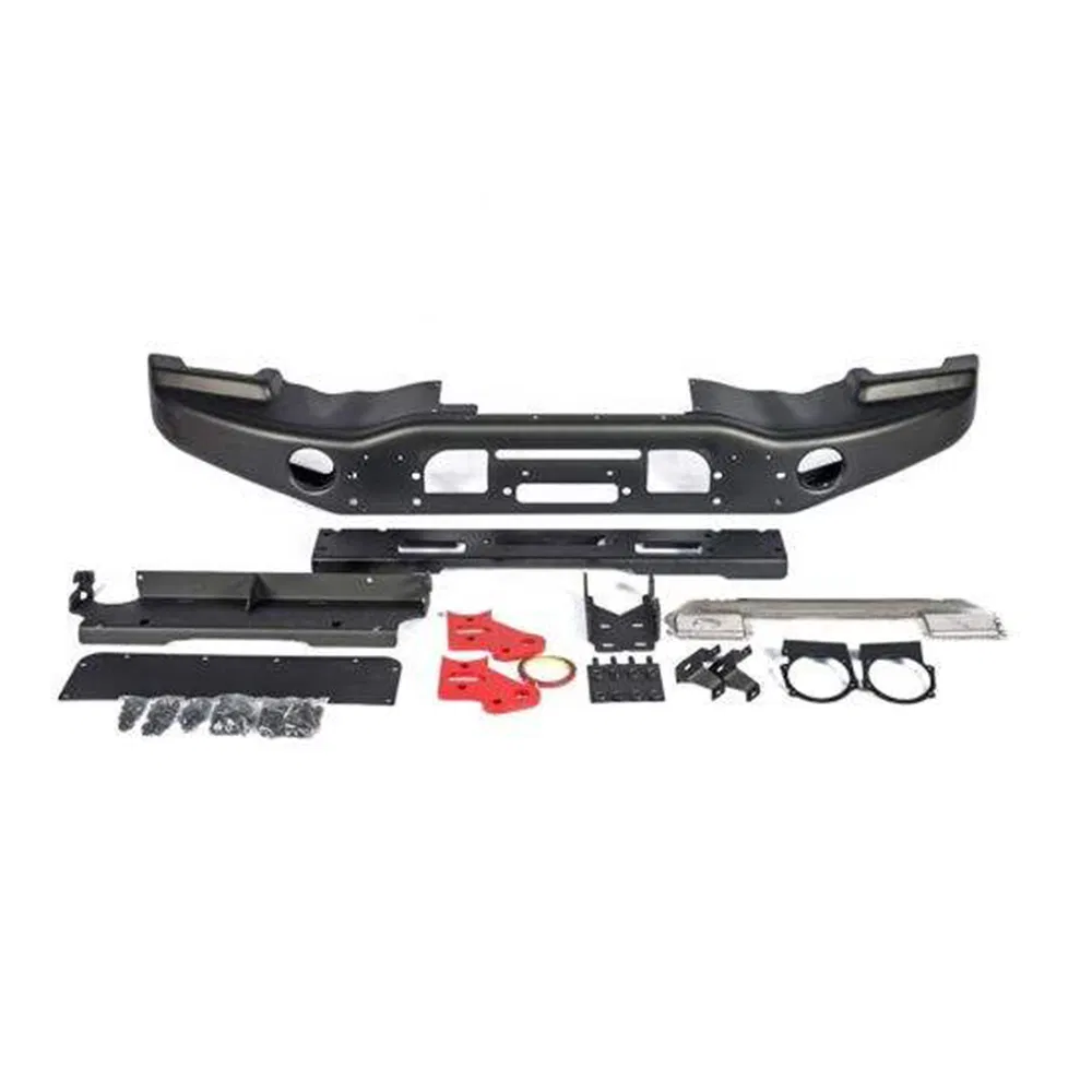 Bumper de Auto para Jeep Wrangler Jk Peça Automotiva Offroad Carro Guarda de Bumper Frontal em Liga de Alumínio Aço Sem Tubo em U 10th Aniversário Personalizado