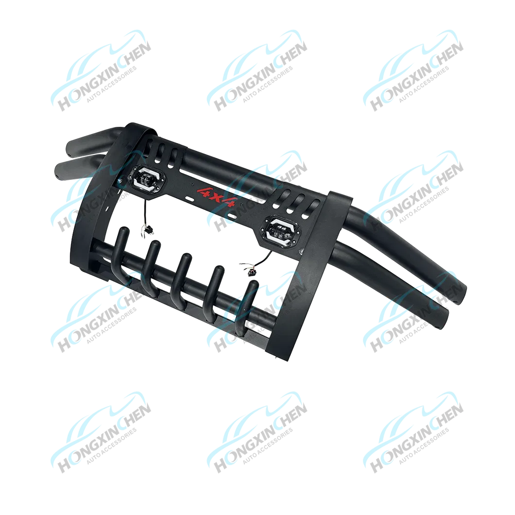 Bumper Frontal Anticolisão Modificado para Caminhonete Navara Veículo Off-Road Elegante Fornecimento de Bumper Leve para Caminhonete