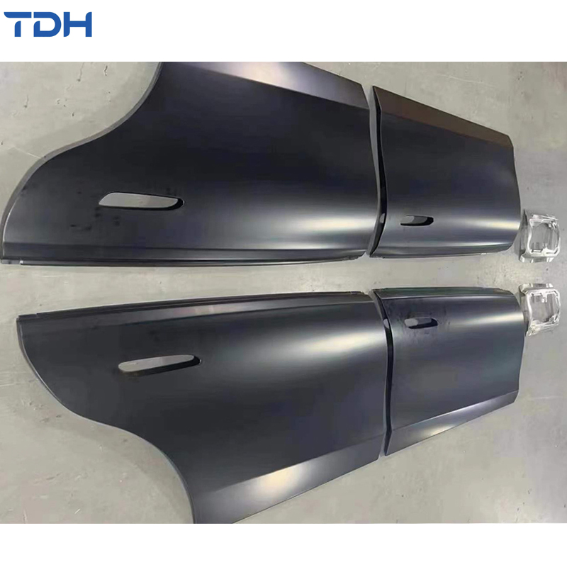 Para-choque de Carro Modificado para 2006-2013 Mercedes Benz W221 Facelift para 2024 W223 Estilo Maybach Para-choque Frontal Para-choque Traseiro com Painel de Porta Capô Aletas