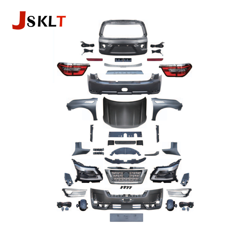 Acessórios de Carro Jsklt Incluem Grade Luz Traseira Faróis Para-choque Dianteiro Traseiro Kit de Carroceria para 2022 Nissan Patrol Y62 Modelo Nismo