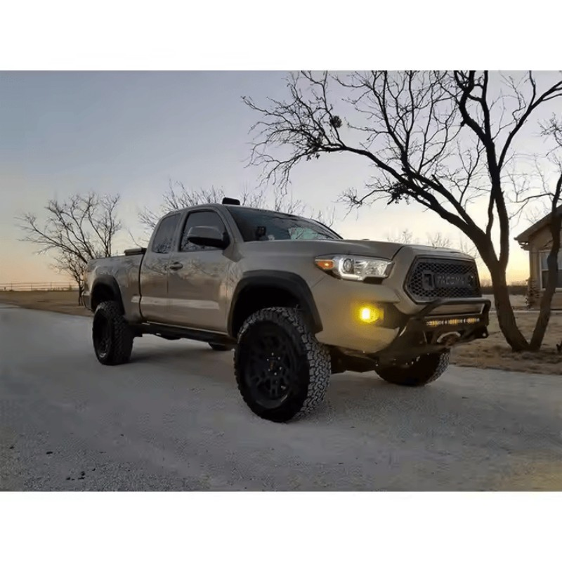 4X4 peças de veículo off-road para para-choque dianteiro curto de aço para Toyota Tacoma 2016-2023
