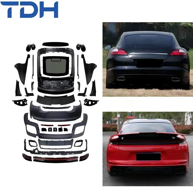 Acessórios de Carro Para 2010-2016 Porsche Panamera 970 Facelift para 2025 976 Kit de Carroceria com Capô de Alumínio