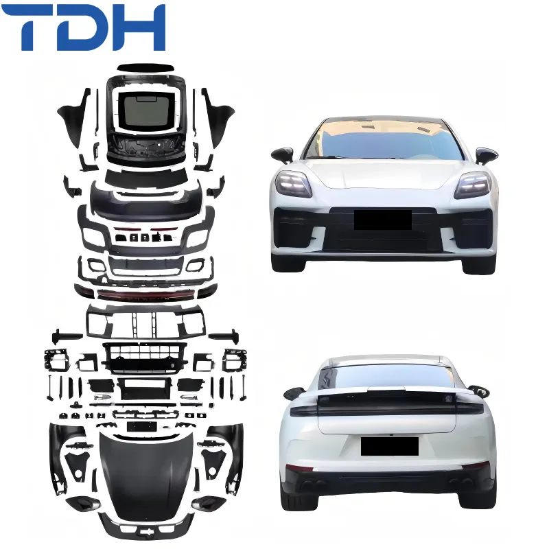 Acessórios de Carro Para 2010-2016 Porsche Panamera 970 Facelift para 2025 976 Kit de Carroceria com Capô de Alumínio