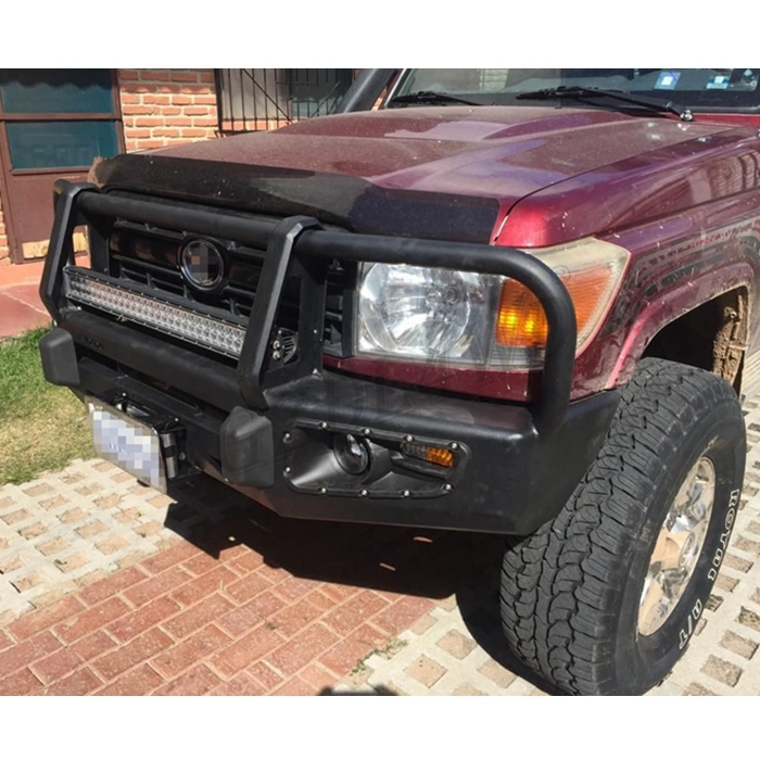 Gzdl4wd Barra de Proteção de Aço Frontal para Carro Compatível com Land Cruiser 79