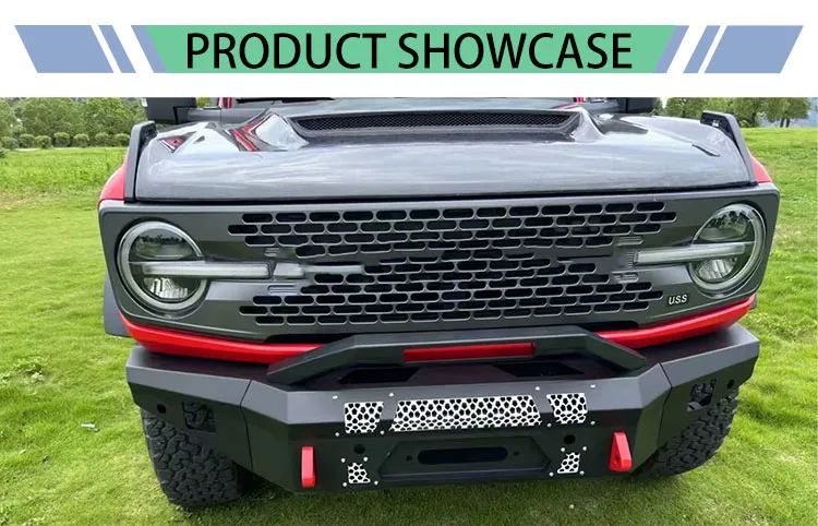 Peças de Veículo Off-Road Para-Braso Duro de Aço de Manganês para Ford Bronco 2021-2023