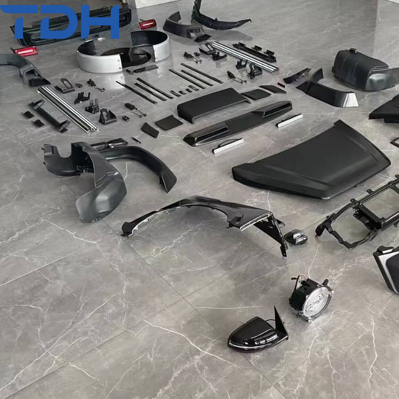 Para-choque de Alta Qualidade para 3-Doors 5-Doors 2018+ Suzuki Jimny Atualização para Para-choque Frontal Brabus Para-choque Traseiro com Capô de Alumínio