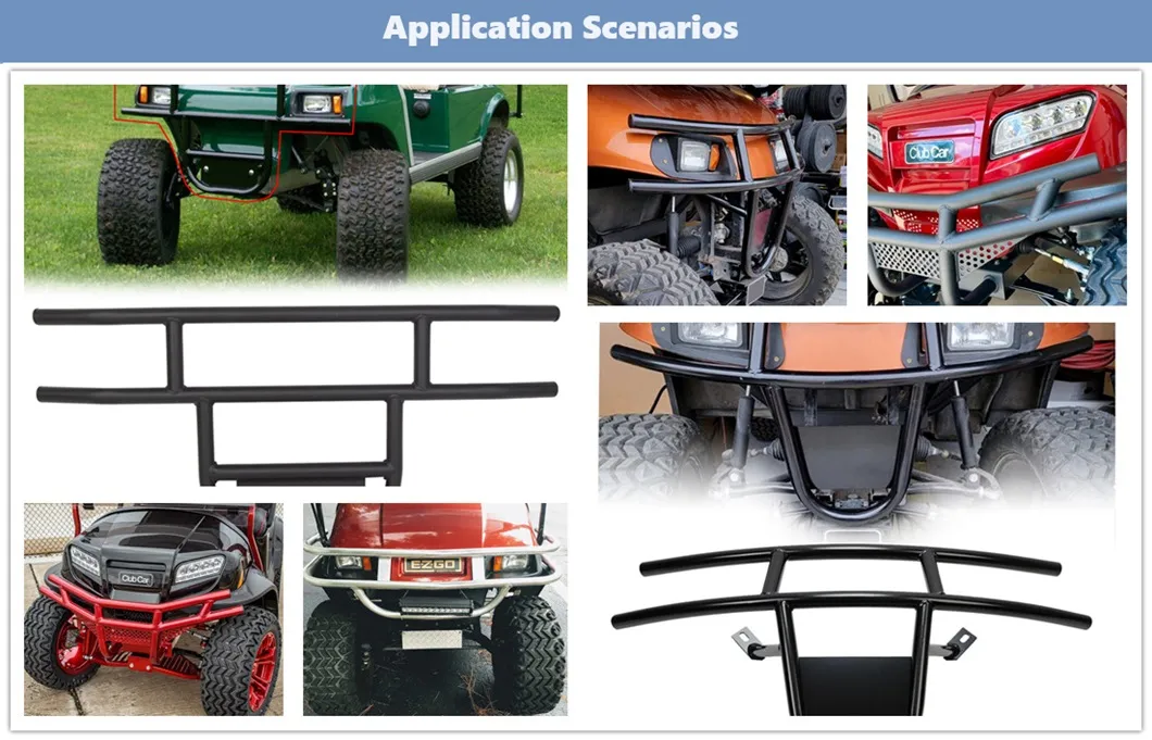 Personalizar Fabricação de Tubo de Metal Super ATV Empurrar Carro Frontal Bumper de Aço