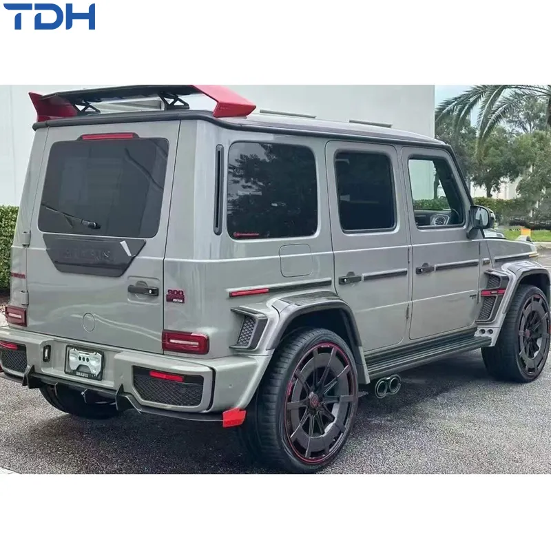 Spoiler de Teto de Fibra de Carbono para Para-choque de Carro da Mercedes Benz G-Class W463 Facelift para W464 Brabus G800 G900 Kit de Carroceria