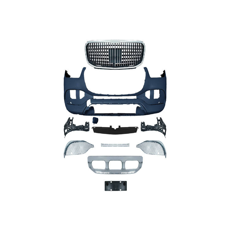 Novo Item com Kit de Carroceria Includedclips Mercedes GLS X167 W167 Facelift Frontal e Traseiro Maybach Para-choques Difusor Plástico