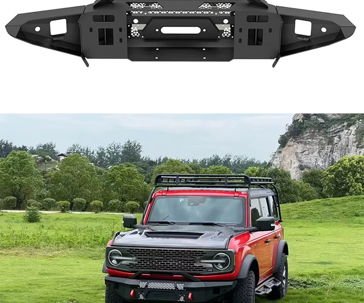 Peças de Veículo Off-Road Para-Braso Duro de Aço de Manganês para Ford Bronco 2021-2023