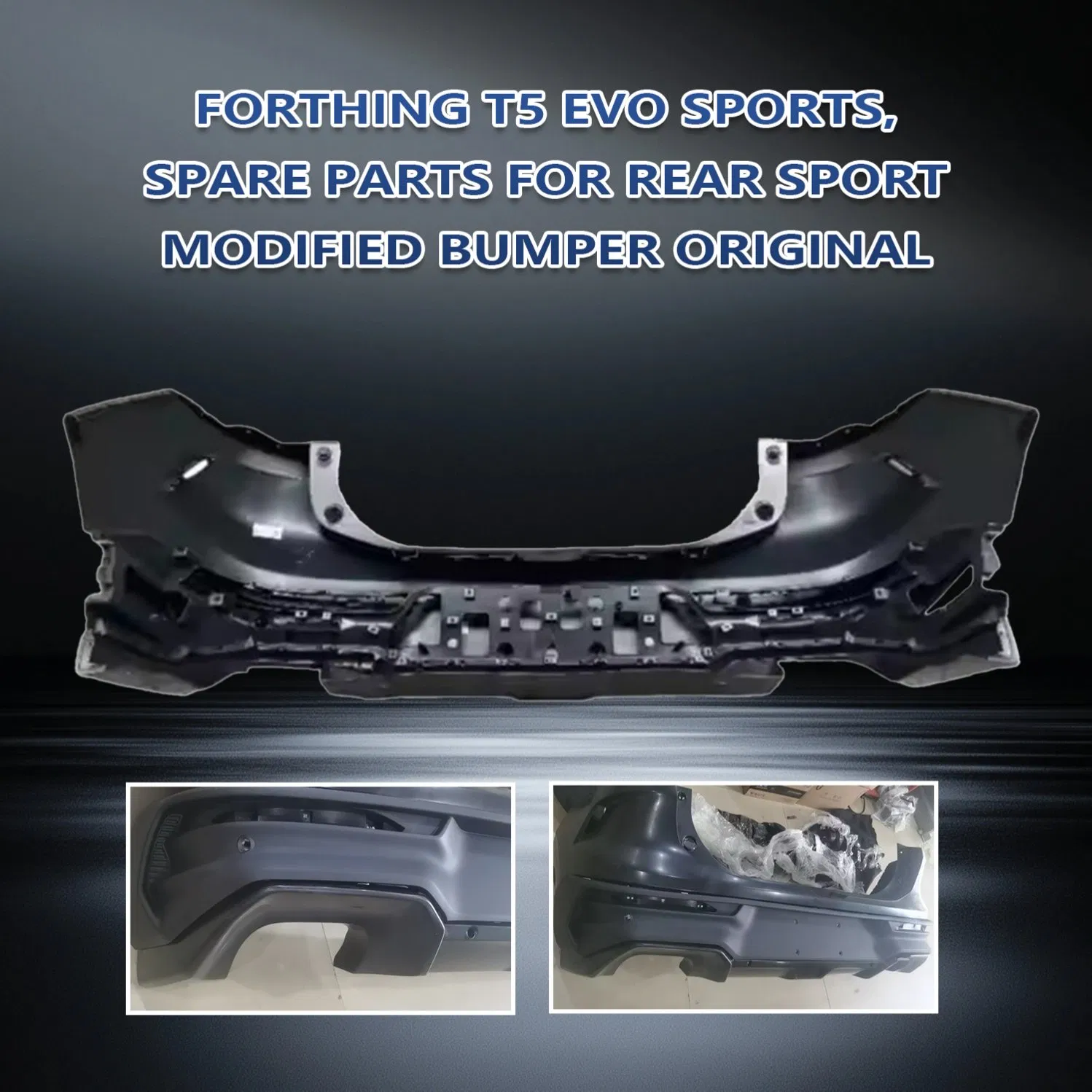 Forthing T5 Evo Esportes Componentes Originais para Sistema de Para-choque Traseiro Esportivo Modificado Original de Fábrica