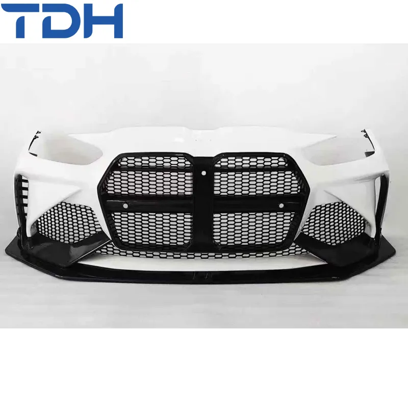Para-choque de Fibra de Carbono Adro para BMW G80 G82 G83 M3 M4 Facelift Para-choque Frontal Auto