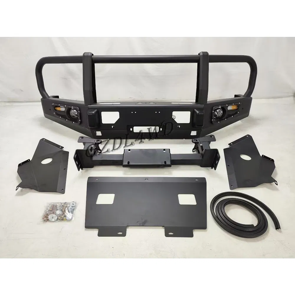 com Tanque de Combustível e Suporte para Roda Reserva Barra do Para-choque Traseiro para Land Cruiser Série 300 SUV 2021+