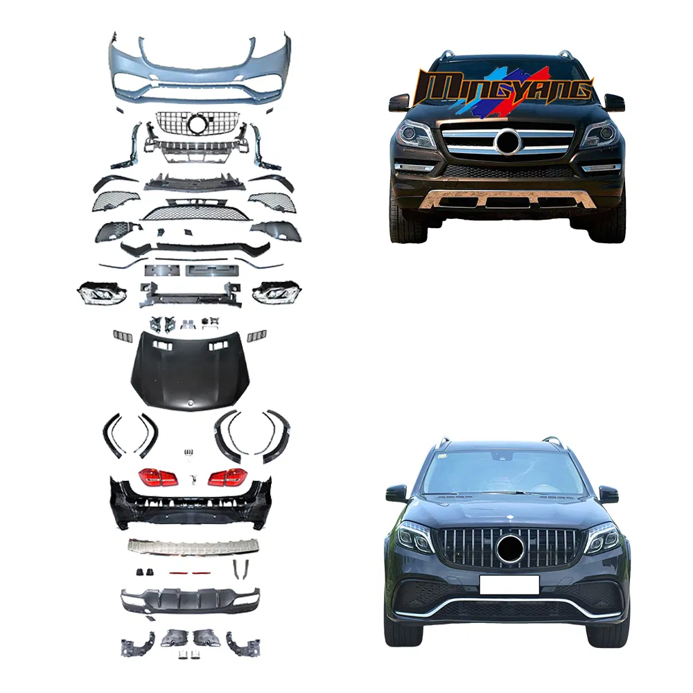 Plástico PP para Mercedes Benz Gl X166 2013-2015 Atualização para GLS63 Kit de Para-choques de Carro