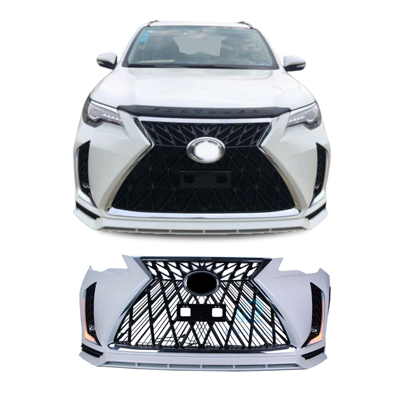 Fornecimento de Fábrica Acessórios Profissionais para Caminhonete 4X4 Kit de Carro Carroceria Para Para-choque Frontal Auto para Fortuner 2016-2019 Mudar Lexus