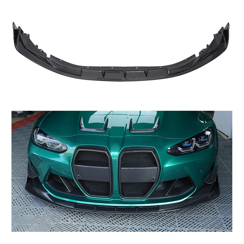 Spoiler Frontal do Para-choque Dianteiro Kit de Carro de Fibra de Carbono