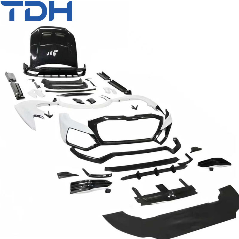 Bumper de Carro em Fibra de Carbono Seco de Alta Qualidade para Audi Rsq8 Facelift para Bumper Frontal Mansory Bumper Traseiro Kit de Carroceria Personalizado