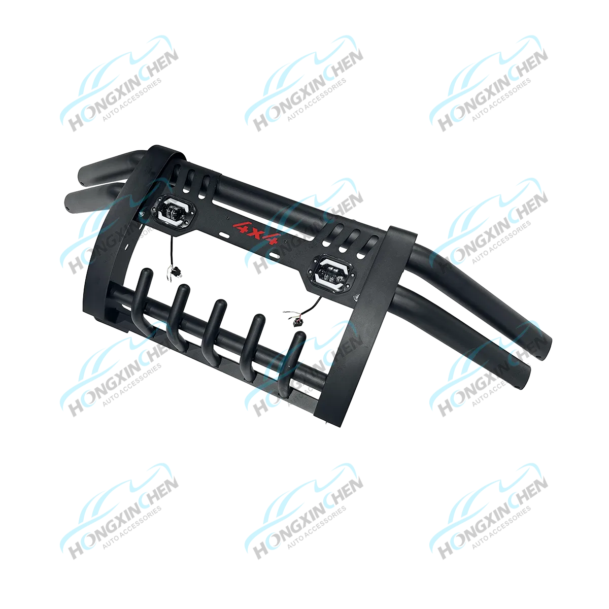 Bumper Frontal Anticolisão Modificado para Caminhonete Navara Veículo Off-Road Elegante Fornecimento de Bumper Leve para Caminhonete