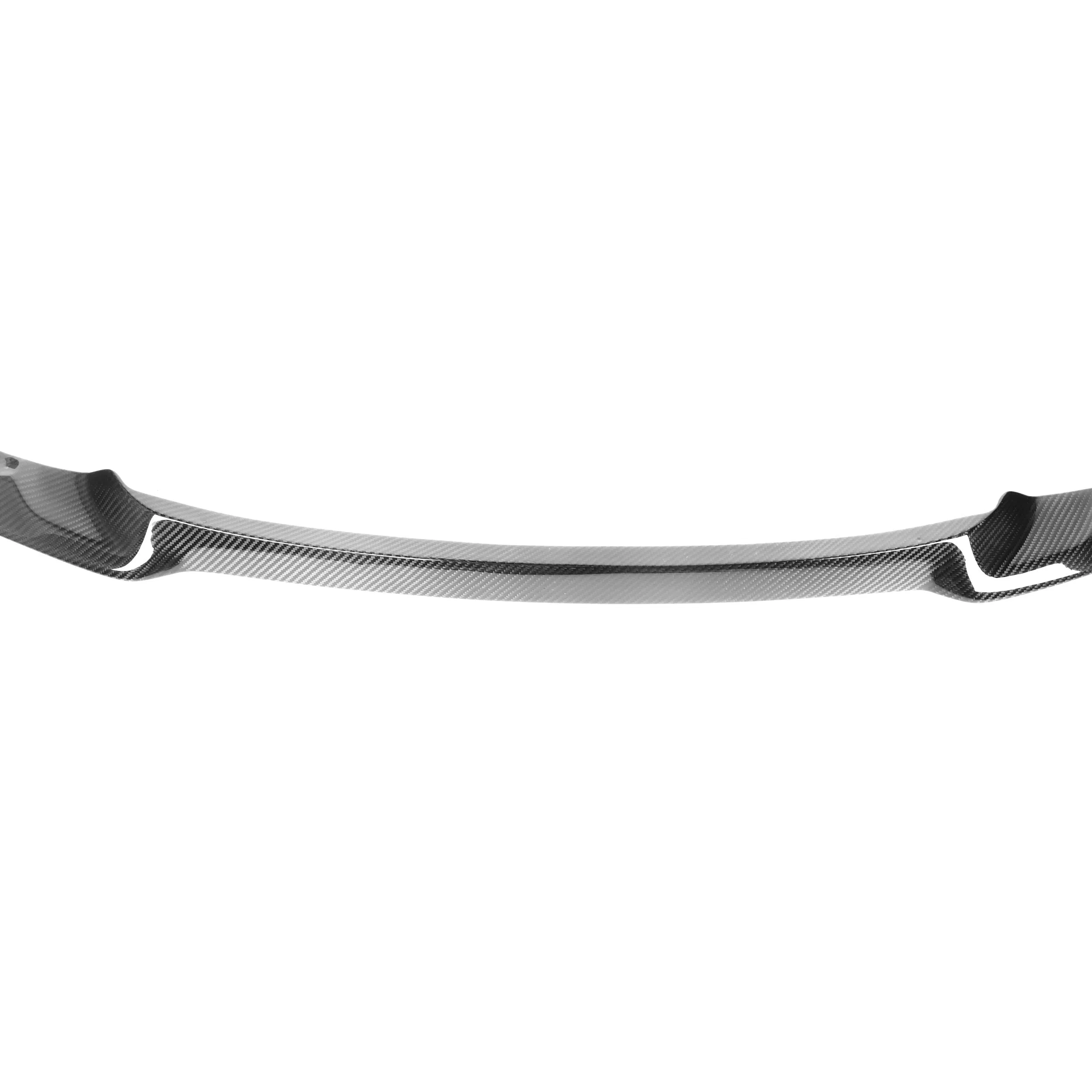 para BMW F80 M3 F82 M4 2014-2018 Ajuste de Carro Estilo Modificação Acessórios Exteriores Fibra de Carbono Seco Estilo CS Lábio do Para-choque Frontal