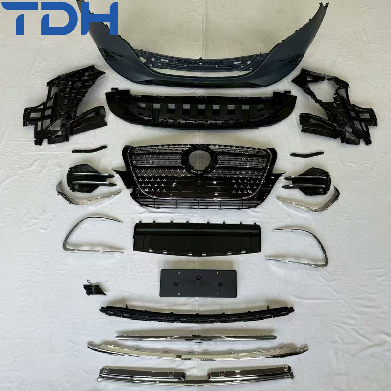 Acessórios de Carro Para 2016-2023 Mercedes V-Class V260 Vito W447 Facelift 2024 V300 Para-choque Dianteiro Para-choque Traseiro