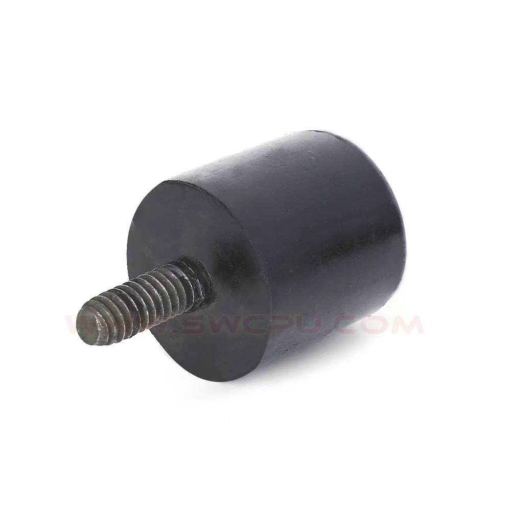 Bumper de Borracha de Silicone Antiderrapante / Bloco Silencioso de Borracha Amortecedor com Furo Rosqueado