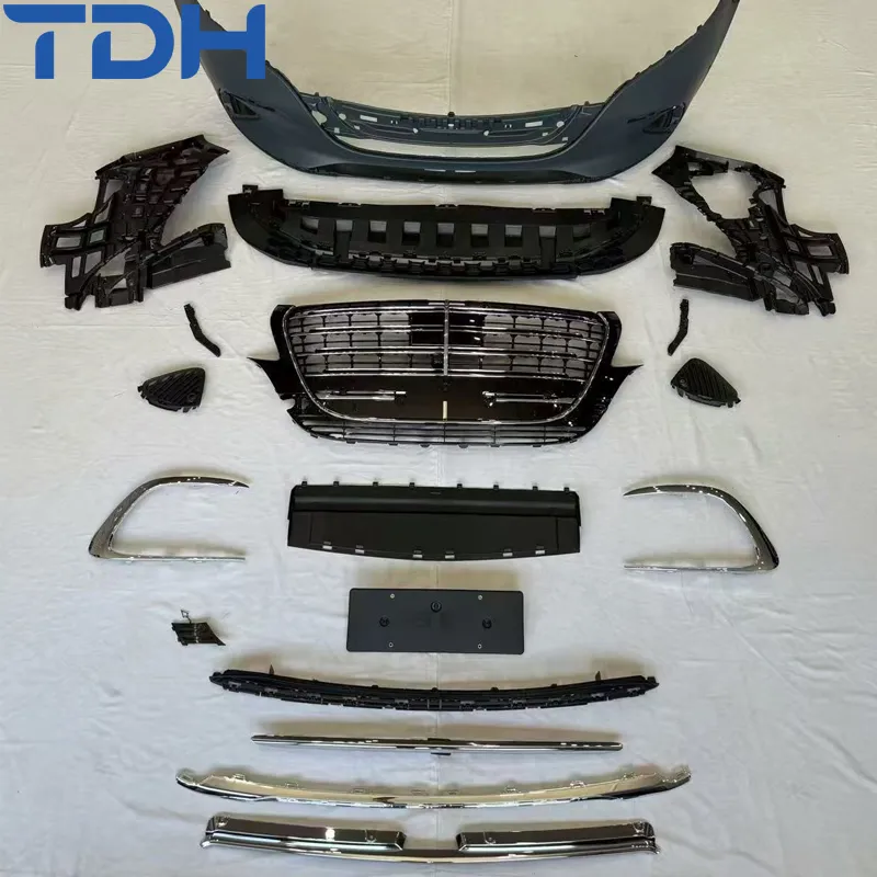 Acessórios de Carro Para 2016-2023 Mercedes V-Class V260 Vito W447 Facelift 2024 V300 Para-choque Dianteiro Para-choque Traseiro