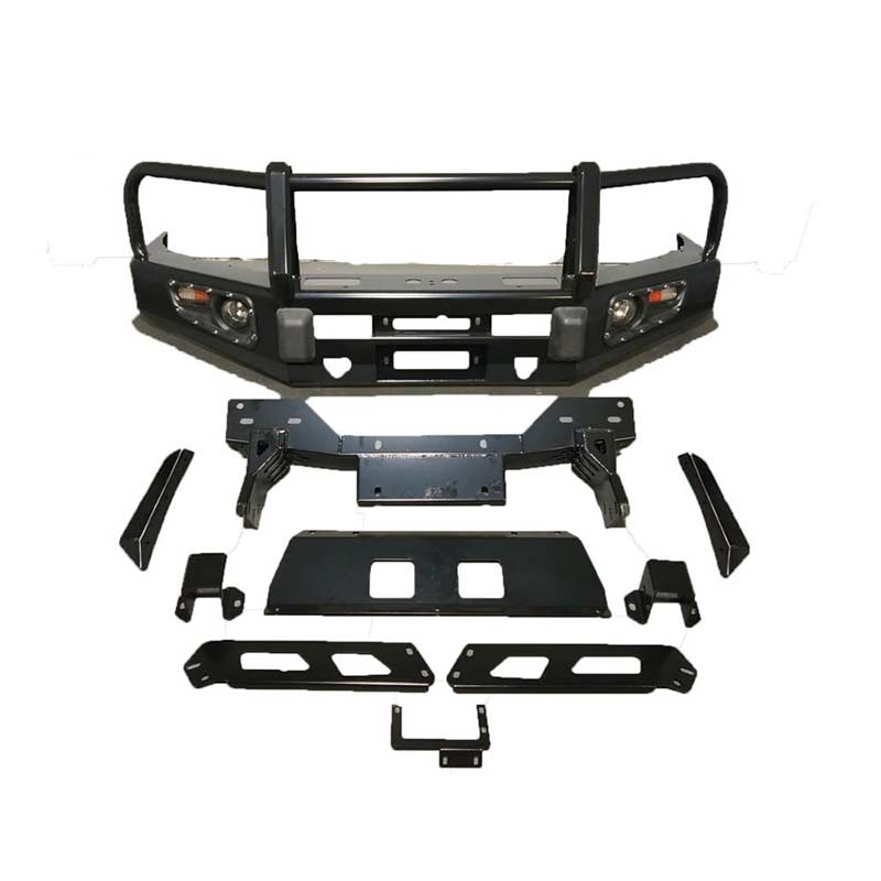 Bumper dianteiro e traseiro personalizado 4X4 de aço para Toyota Hilux, Land Cruiser, Nissan Navara D40, Ford Ranger, Isuzu Dmax, Triton