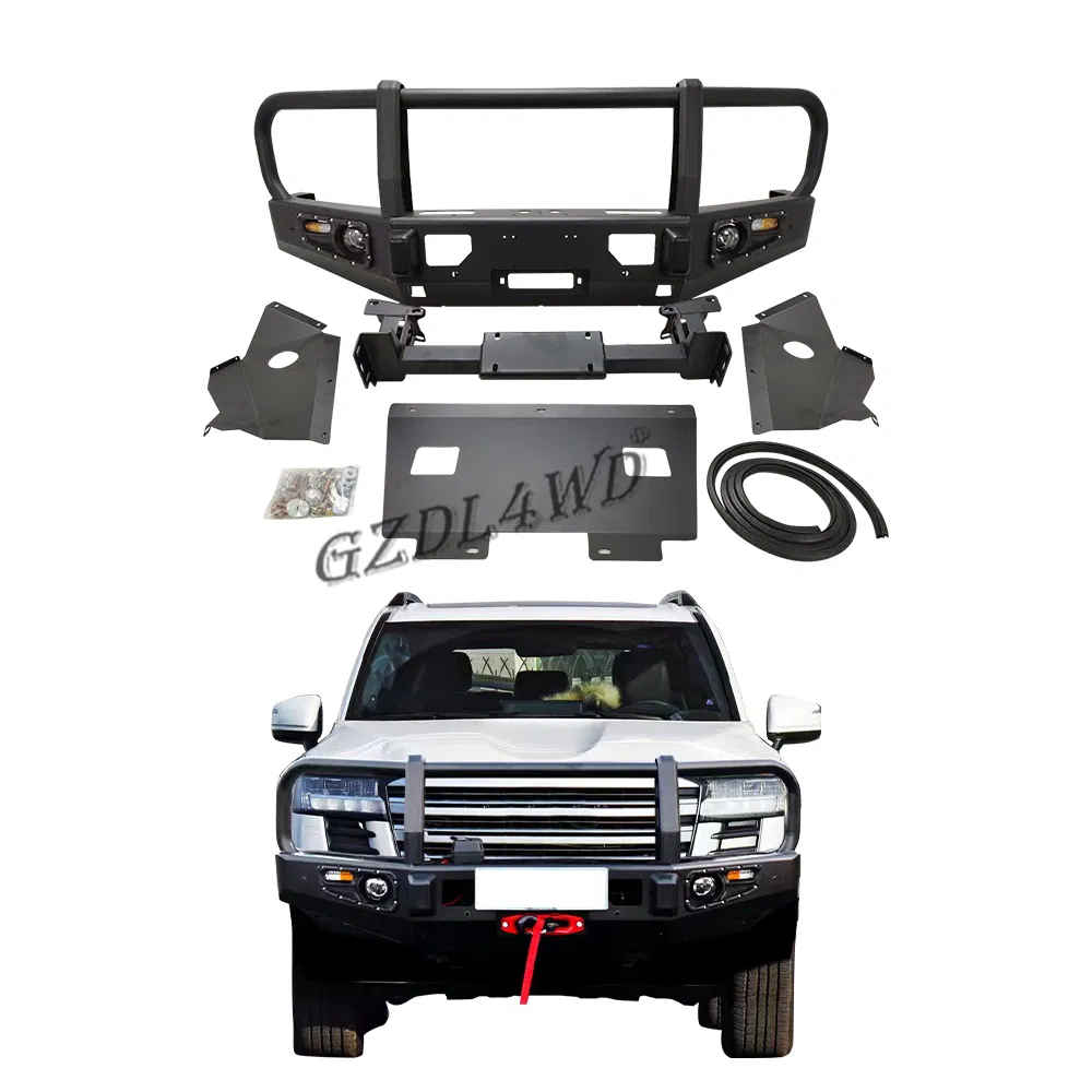com Tanque de Combustível e Suporte para Roda Reserva Barra do Para-choque Traseiro para Land Cruiser Série 300 SUV 2021+