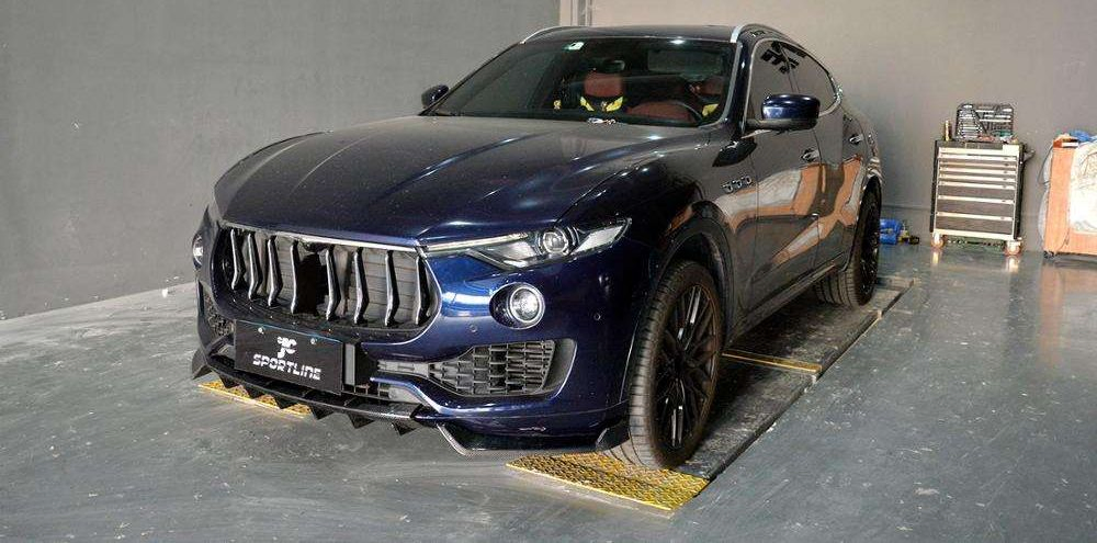 Maserati Levante S Sport SUV 4-Door 2016-2019 Para-choque Frontal em Fibra de Carbono