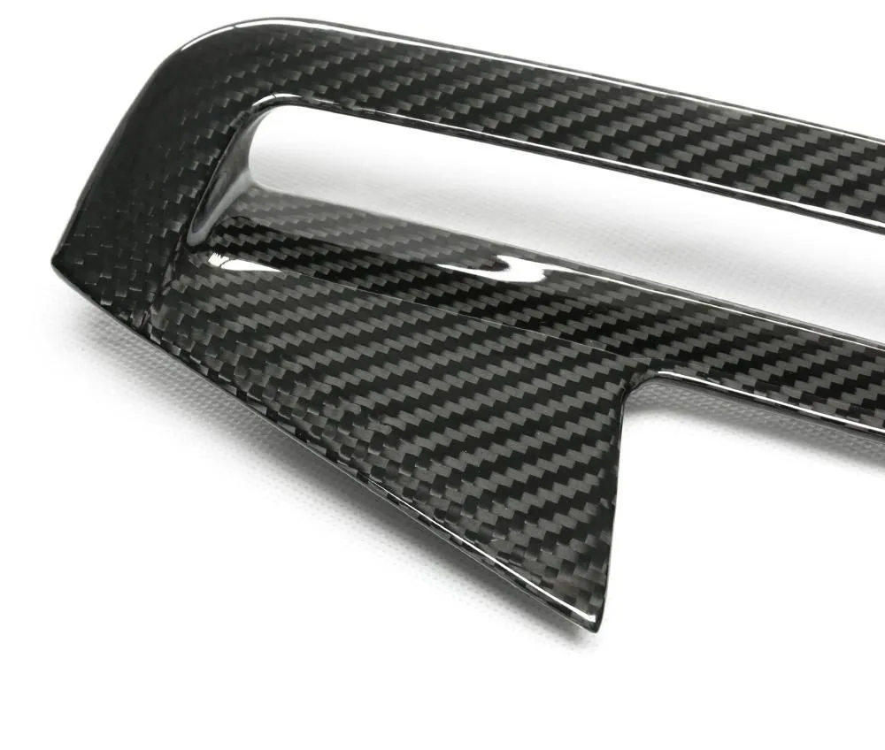 para BMW 4 Ser G22 G23 M440I Canards de Para-choque Frontal em Fibra de Carbono Seco M-Sport 4 PCS/Conjunto Acabamentos de Divisória Kit de Carro