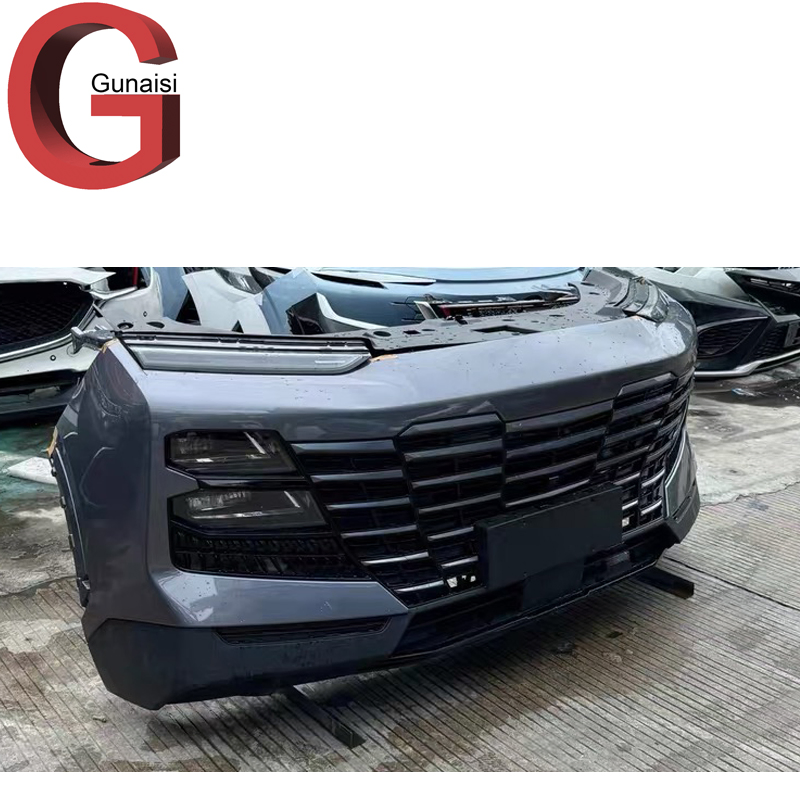 Usado Original para Montagem do Para-choque Frontal do SUV Jetour Dasheng Peças de Carro Acessórios Kit de Carroçaria Corte Frontal do Para-choque