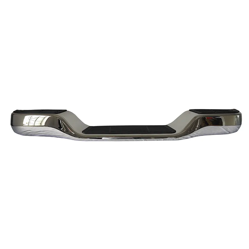 Protetor de Para-choque Traseiro Cromado para Caminhonete Offroad 4X4 Peças de Auto Para-choque Traseiro com Degrau para Hilux Revo Vigo