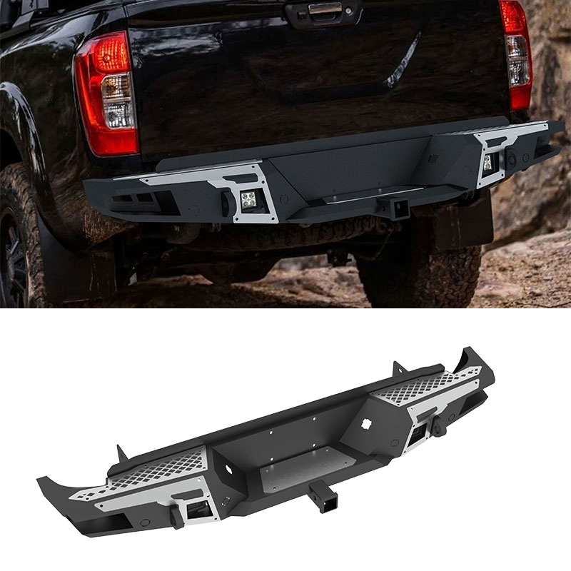 Bumper Traseiro de Aço para Caminhonete Off-Road Nissan Navara 2021 2022