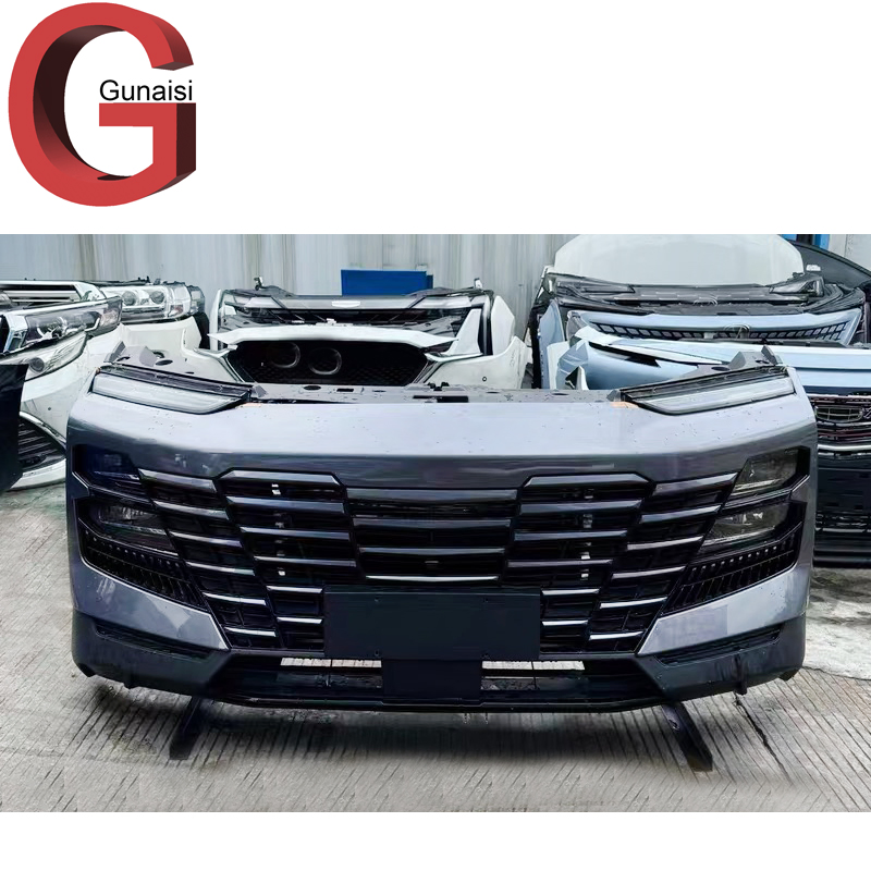 Usado Original para Montagem do Para-choque Frontal do SUV Jetour Dasheng Peças de Carro Acessórios Kit de Carroçaria Corte Frontal do Para-choque