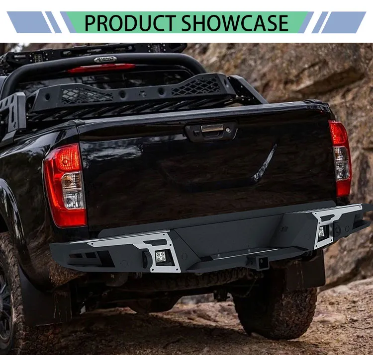 Bumper Traseiro de Aço para Caminhonete Off-Road Nissan Navara 2021 2022