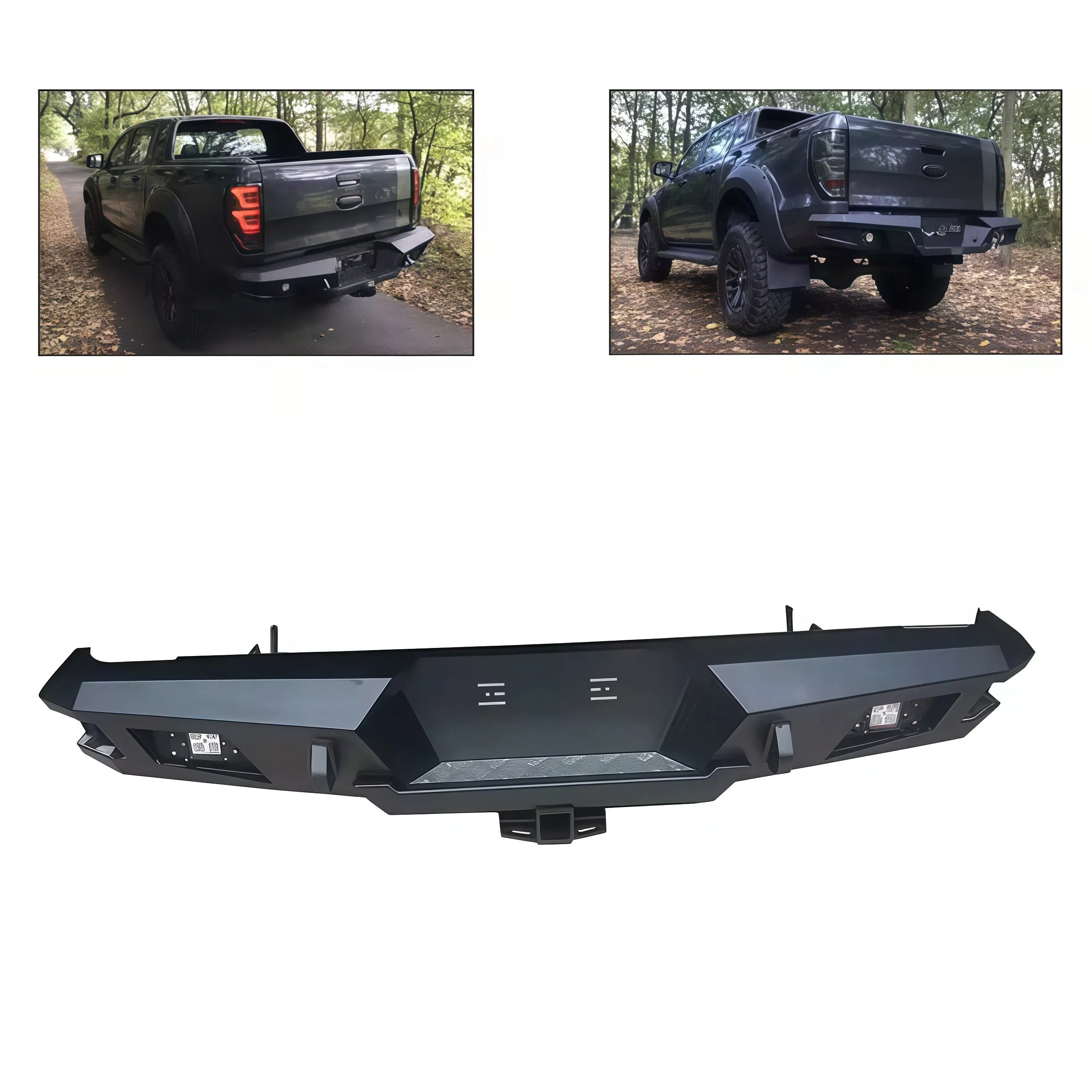 Caminhonete 4X4 Acessórios para Carros Sistemas de Carroceria Aço Para-choque Frontal Barra de Bull para Toyota Hilux Revo Rocco 2015 2022