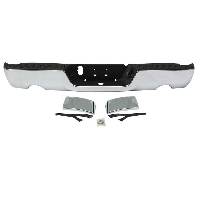 Novo Parachoque Traseiro de Aço Primerado Preto com Furos para 2009-2018 Dodge RAM 1500 Caminhão