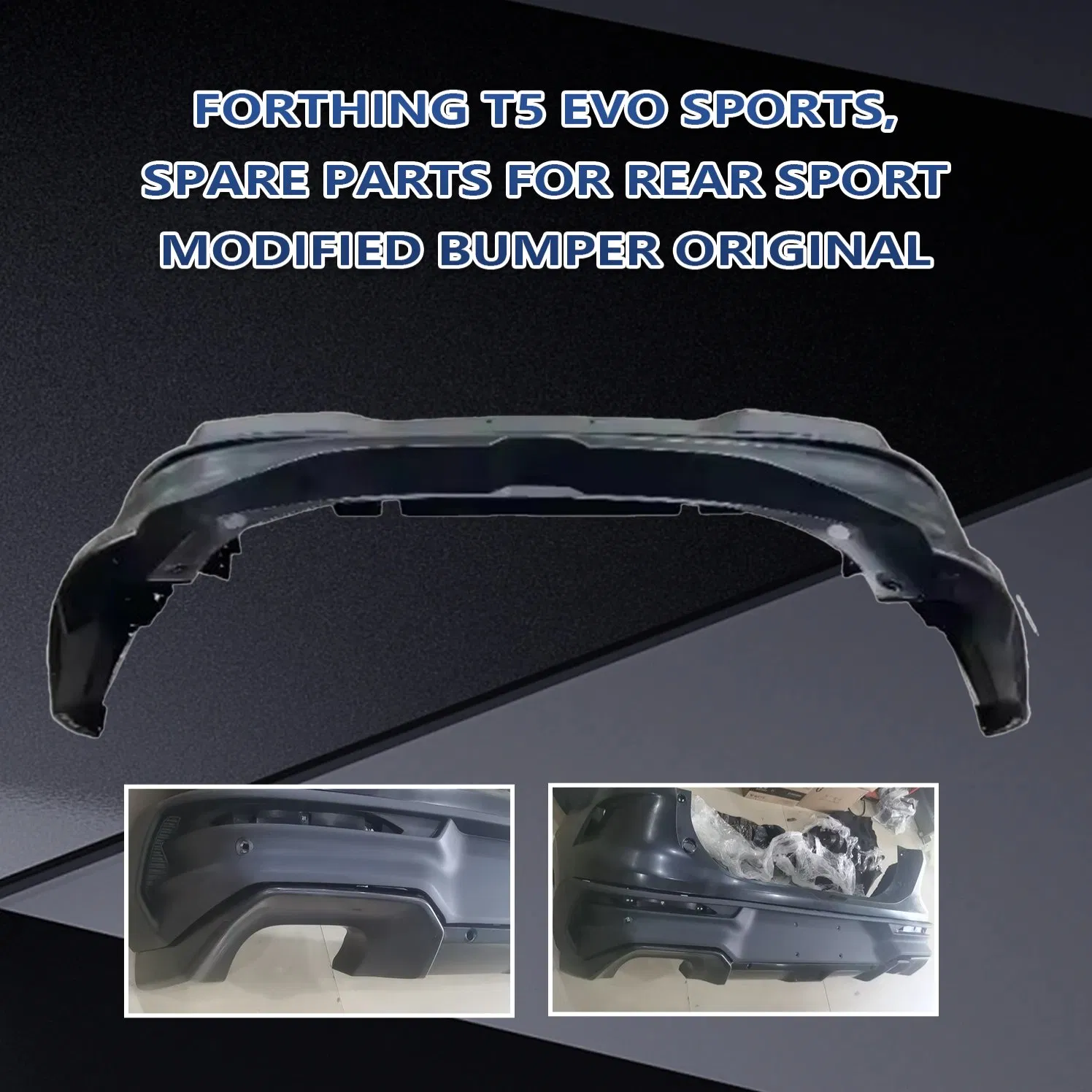 Forthing T5 Componentes Originais da Evo Sports para Unidade de Para-choque Traseiro Sport Tuned Original de Fábrica