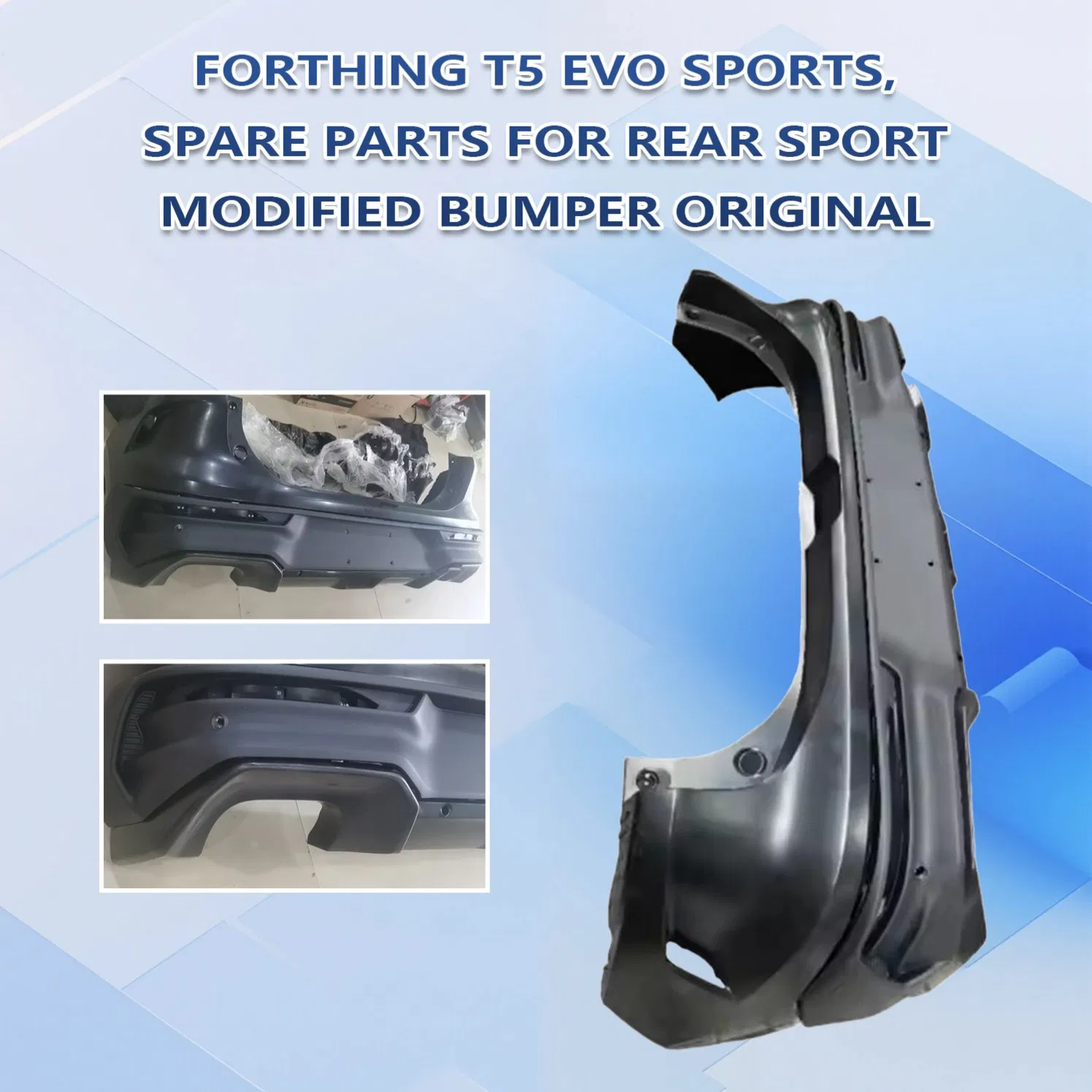 Forthing T5 Evo Componentes Originais para Para-choque Traseiro Esportivo Modificado