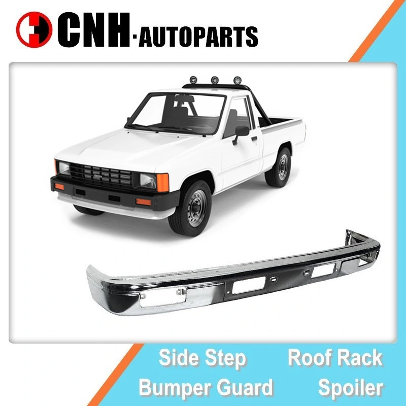 Bumper Frontal de Aço Cromado Estilo OE para Hilux 1983-1988 Caminhonete
