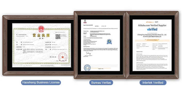 Certificado da Fábrica 1