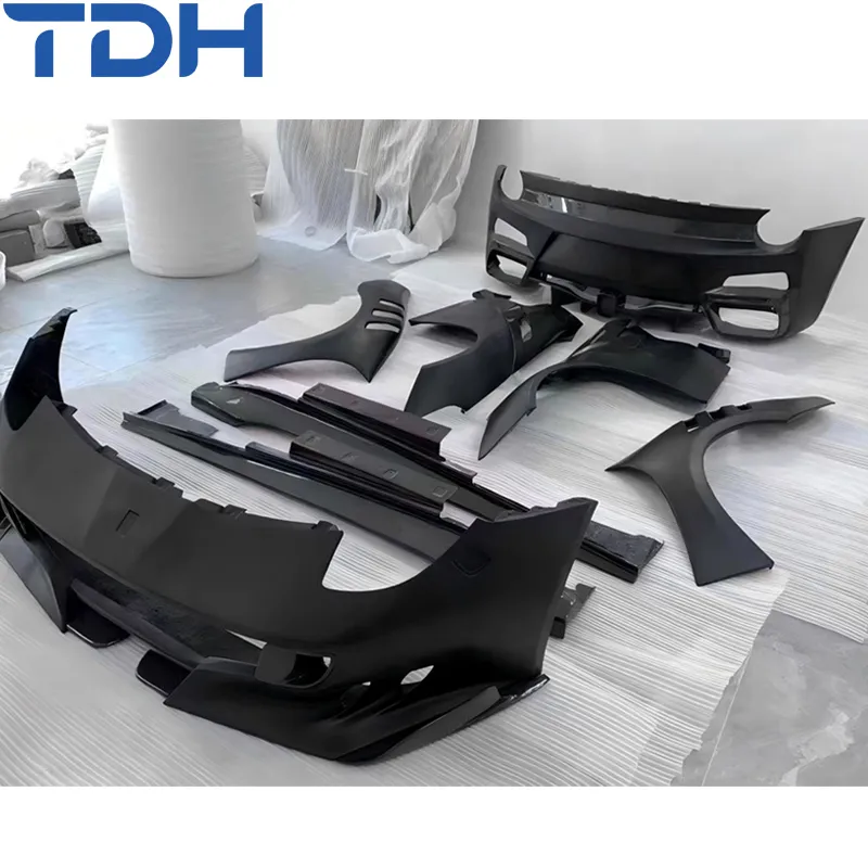 Para-choque de Carbono de Alta Qualidade para Ferrari F12 Modificado para Estilo Tdf Para-choque Rar com Peças de Carro em Fibra de Carbono