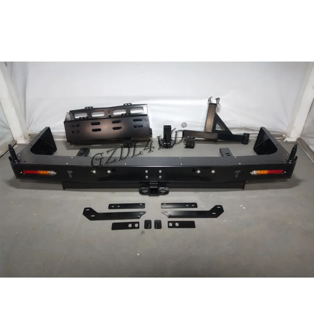 com Tanque de Combustível e Suporte para Roda Reserva Barra do Para-choque Traseiro para Land Cruiser Série 300 SUV 2021+