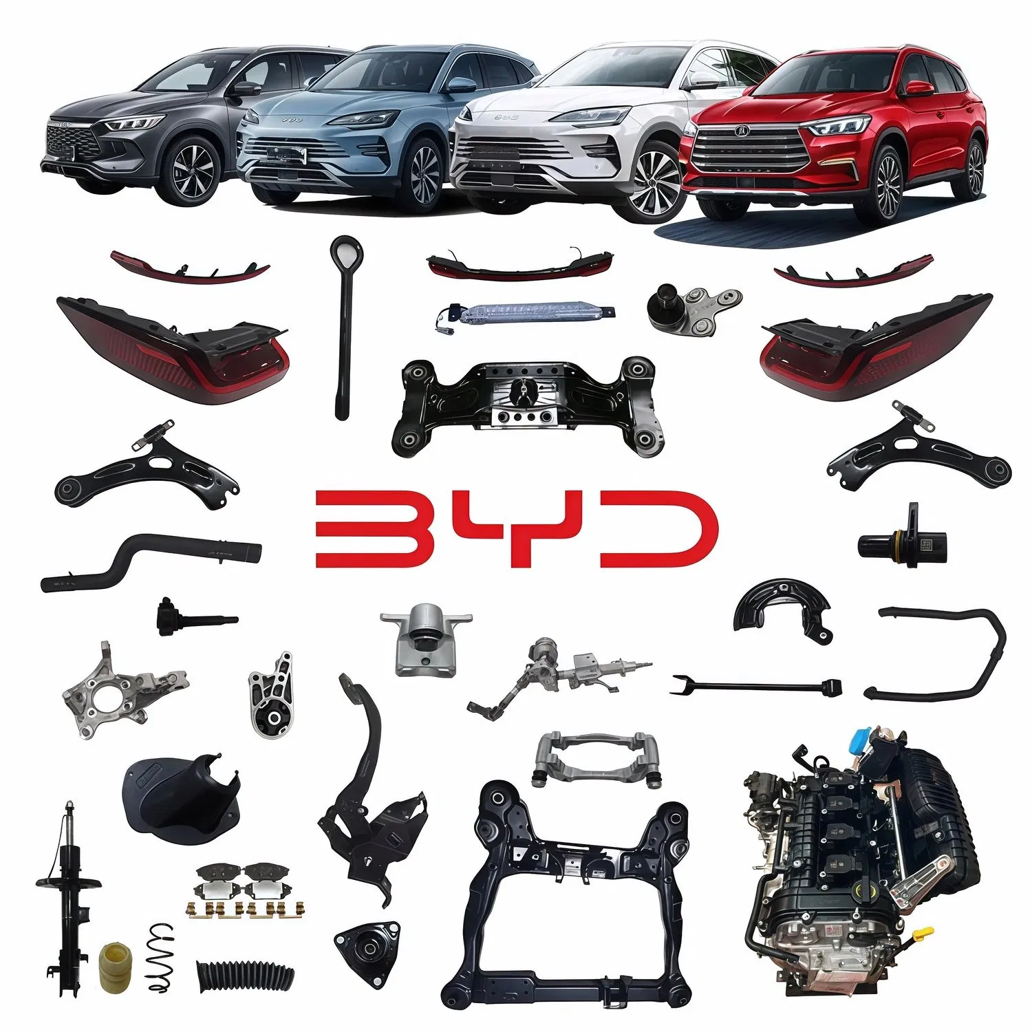 Acabamento Excelente Byd E6 Conjunto de Peças de Acabamento Externo Automotivo