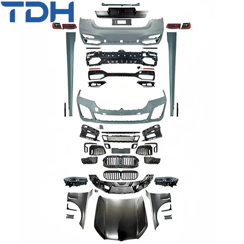 Para-choque de Alta Qualidade para 2015-2018 BMW 7 Série G11 G12 Facelift para G12 Lci M760 Para-choque com Capô de Alumínio